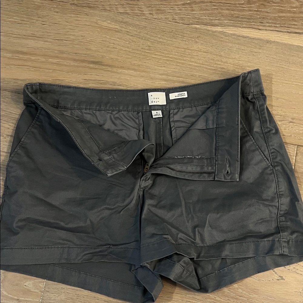 a new day Women's Charcoal Cargo Shorts